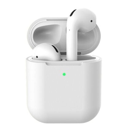 جراب سيليكون ابيض ايربودز 1/2