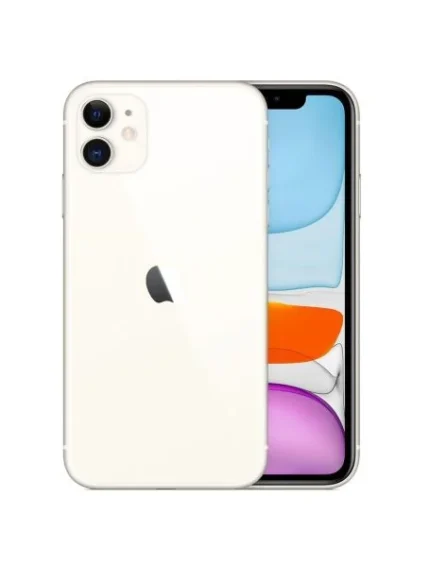 ايفون 11 ابيض 128 بطاريه 78% كرتونه